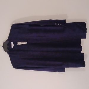 99 Jane Street after dark Navy Open mid Length Cardigan